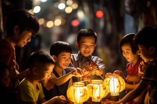 Trung thu của bé - gửi gắm ước vọng từ ánh trăng rằm