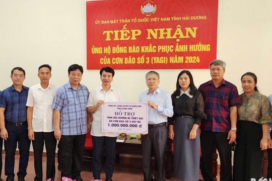 Quảng Nam luôn hướng về Hải Dương bằng tình đoàn kết, nghĩa đồng bào
