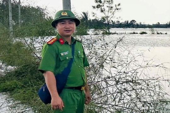 Thiếu tá công an ở Kim Thành kịp thời cứu cháu bé 4 tuổi bị đuối nước