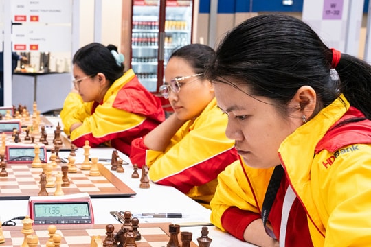 Việt Nam giữ mạch thắng ở Olympiad cờ vua
