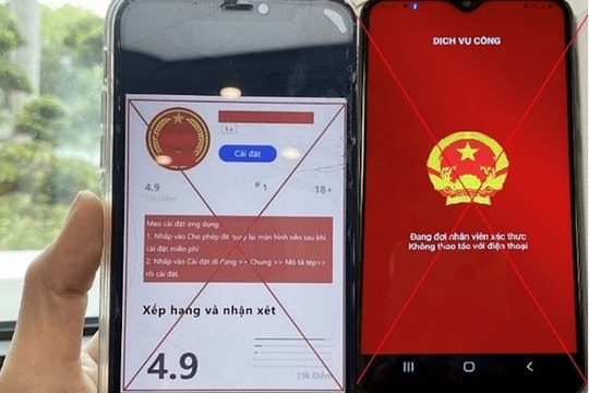 Cài đặt app giả mạo Bộ Công an, người phụ nữ ở Hà Nội mất 500 triệu đồng