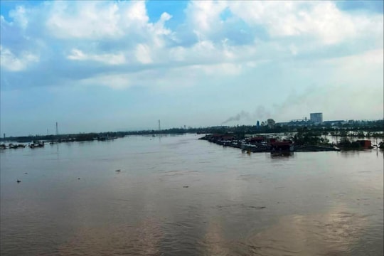 Đỉnh lũ các sông Thái Bình, Kinh Thầy, Rạng ở Hải Dương cao nhất trong 28 năm qua