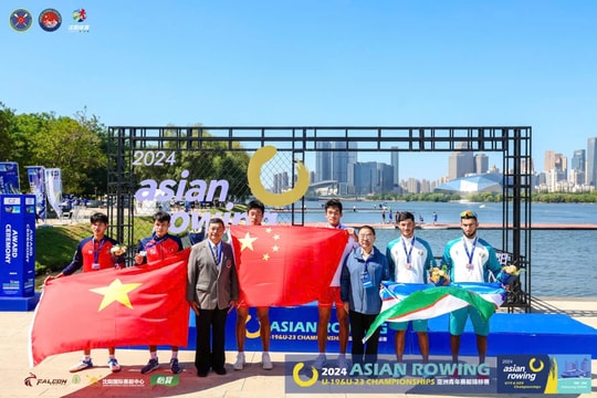 3 tay chèo Hải Dương giành huy chương tại Giải rowing U19 và U23 vô địch châu Á
