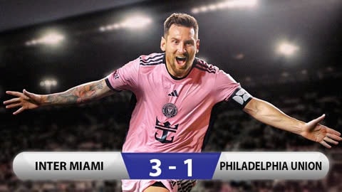 Messi ghi 2 bàn trong 4 phút, Inter Miami giành trọn 3 điểm