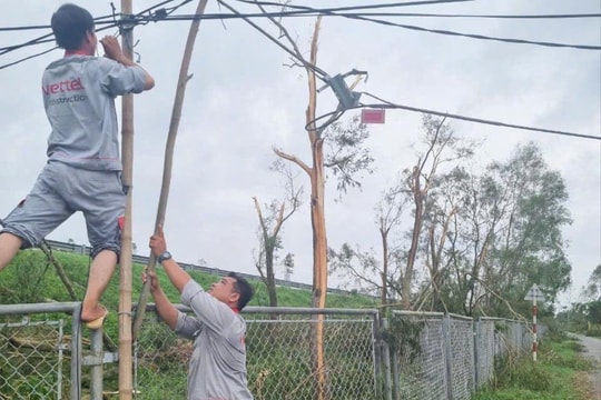 Viettel, VNPT và MobiFone đã khắc phục 97% tổng số trạm BTS ở Hải Dương bị gián đoạn do bão số 3