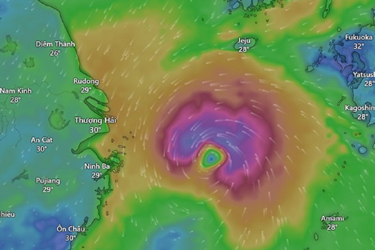 Bão Bebinca mạnh "chưa từng thấy" 75 năm qua đổ bộ, tâm điểm nơi nào?