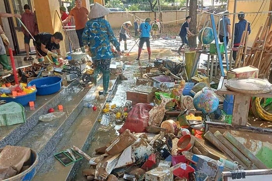Mất gần 41.600 bộ sách giáo khoa do bão số 3