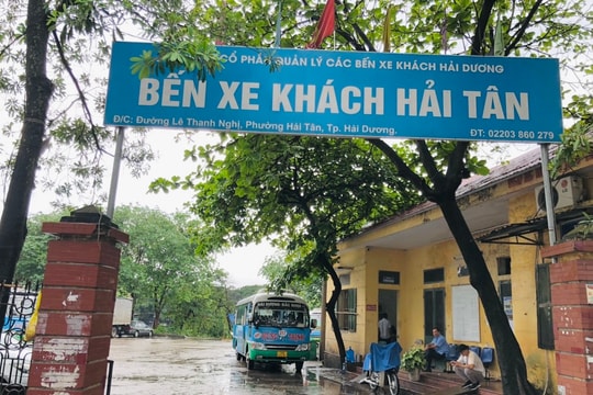 Từ 12 giờ ngày 18/9, bến xe khách Hải Tân hoạt động trở lại