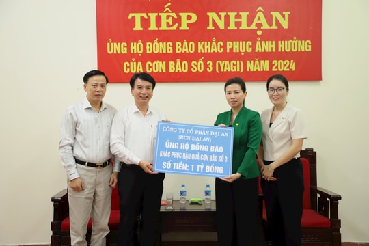 Thêm nhiều doanh nghiệp, cá nhân ủng hộ nhân dân Hải Dương khắc phục thiệt hại do bão số 3