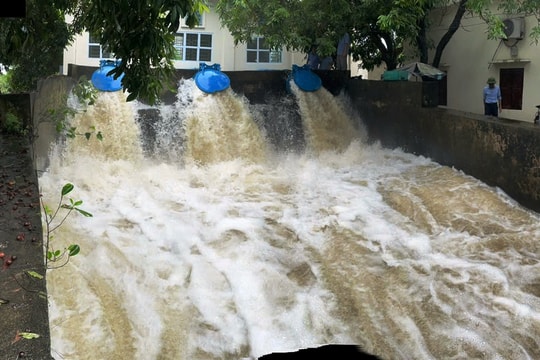 Hải Dương bơm tiêu úng kết hợp thanh thải nước ô nhiễm