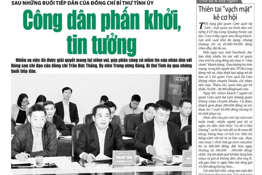 Xem gì trên báo Hải Dương ngày 20/9?