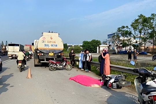 Nữ sinh trường y bị xe bồn đi sai làn cán tử vong