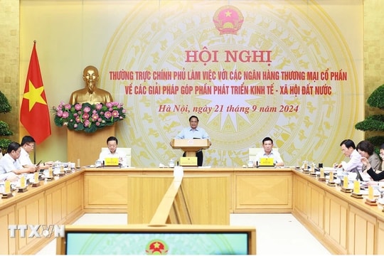 Thủ tướng Phạm Minh Chính: Hệ thống ngân hàng cần thực hiện 6 tăng, 6 giảm, 6 tăng tốc, bứt phá