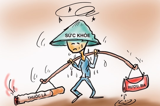 Rượu bia, thuốc lá - gánh nặng cho sức khỏe
