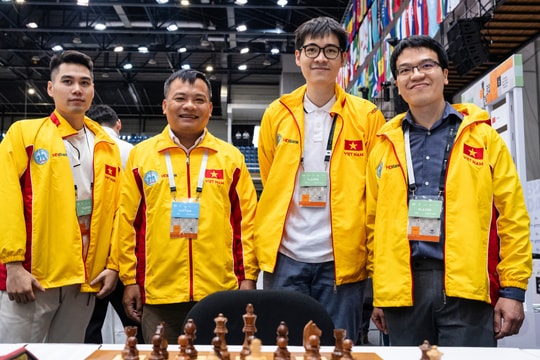 Việt Nam xếp vị trí 23 ở Olympiad cờ vua 2024
