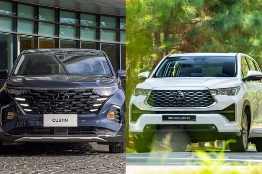 Toyota Innova Cross áp đảo doanh số Hyundai Custin