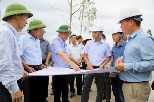 Chủ tịch UBND tỉnh Hải Dương Lê Ngọc Châu kiểm tra một số dự án đầu tư công