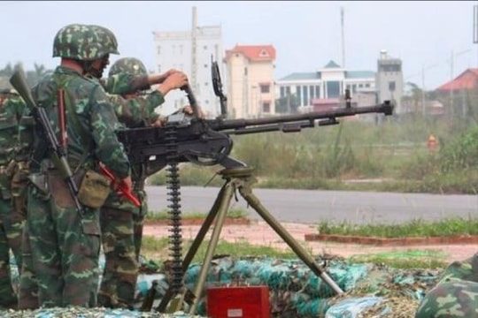 Diễn tập khu vực phòng thủ TP Chí Linh xếp loại giỏi