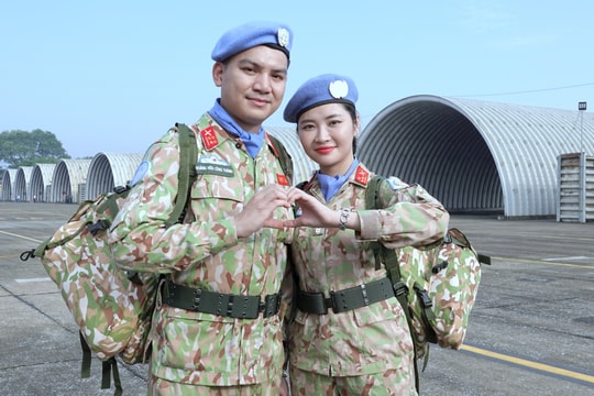 Cặp vợ chồng “mũ nồi xanh” người Hải Dương tới châu Phi làm nhiệm vụ gìn giữ hòa bình