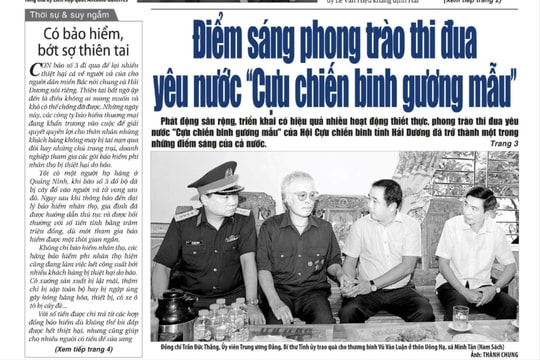 Xem gì trên báo Hải Dương ngày 26/9?