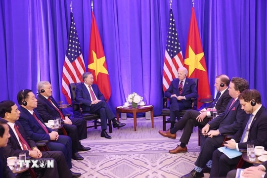 Cuộc gặp gỡ giữa Tổng Bí thư, Chủ tịch nước Tô Lâm và Tổng thống Hoa Kỳ Joe Biden