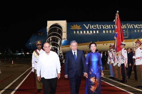 Party General Secretary, President To Lam arrives in Cuba for state visit