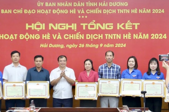Cần tổng kết hoạt động hè sớm để động viên thanh thiếu nhi trước năm học mới