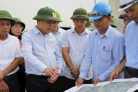 Chủ tịch UBND tỉnh Hải Dương Lê Ngọc Châu kiểm tra, đôn đốc tiến độ một số dự án đầu tư công