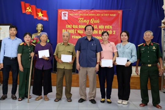 Hỗ trợ thân nhân liệt sĩ ở Hải Dương bị thiệt hại do bão