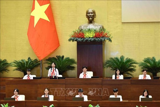 306 "đại biểu nhí" tham dự phiên họp giả định "Quốc hội trẻ em" lần thứ II