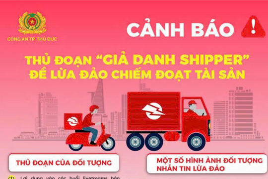 Công an Hải Dương cảnh báo thủ đoạn giả danh shipper lừa đảo chiếm đoạt tài sản