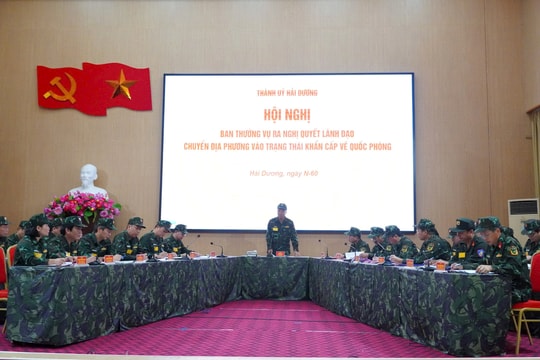 Địa phương cuối cùng ở Hải Dương diễn tập khu vực phòng thủ giai đoạn 2021-2025