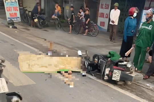 Lại xảy ra tai nạn với xe đầu kéo trên quốc lộ 5 qua Kim Thành, một nữ công nhân tử vong