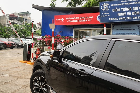Thanh toán các loại phí đường, đỗ xe bằng tài khoản giao thông