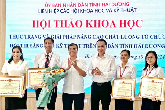Hải Dương tạo môi trường thúc đẩy sáng tạo khoa học, kỹ thuật