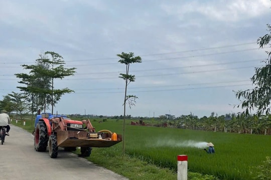 Khí lạ nồng nặc bay vào nhà dân thị trấn Kẻ Sặt (Bình Giang)