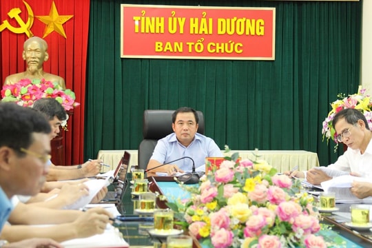 Ngành tổ chức xây dựng Đảng tập trung tham mưu chuẩn bị Đại hội Đảng bộ các cấp