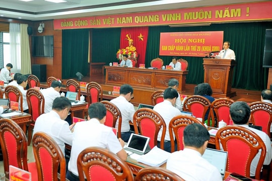 Sáng nay 4/10, Hội nghị lần thứ 21 Ban Chấp hành Đảng bộ tỉnh Hải Dương khóa XVII xem xét nhiều nội dung quan trọng