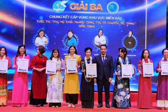Một dự án của Hải Dương đoạt giải ba Cuộc thi phụ nữ khởi nghiệp cấp khu vực