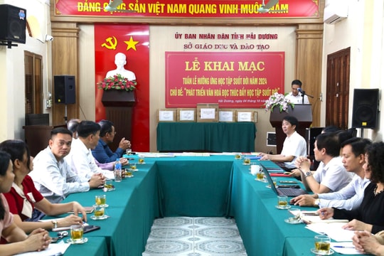 Phát triển văn hóa đọc thúc đẩy học tập suốt đời
