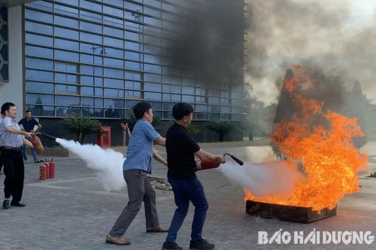 Vào mùa hanh khô, Hải Dương yêu cầu tăng cường công tác phòng cháy