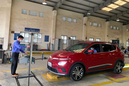 Tỷ lệ phương tiện trượt đăng kiểm lần đầu tại Hải Dương là 11%