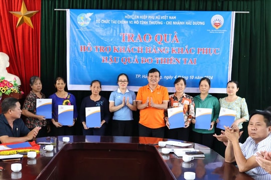 TYM hỗ trợ khách hàng ở Hải Dương bị thiệt hại do bão