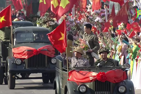 Tái hiện khoảnh khắc hào hùng đoàn quân tiếp quản Thủ đô Hà Nội 10/10/1954
