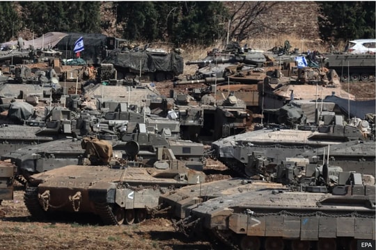 Hàng trăm xe tăng Israel gần Liban bỗng dưng biến mất chỉ sau 1 ngày