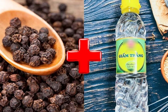 Bí quyết đơn giản từ hạt tiêu và giấm trắng
