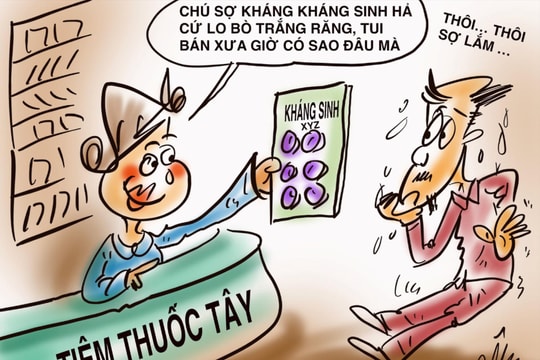 "Thả nổi" thuốc kháng sinh