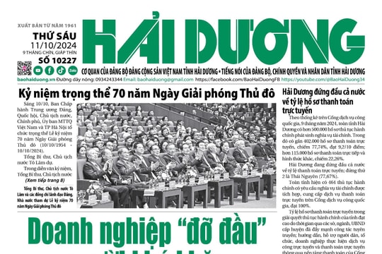 Xem gì trên báo Hải Dương ngày 11/10?