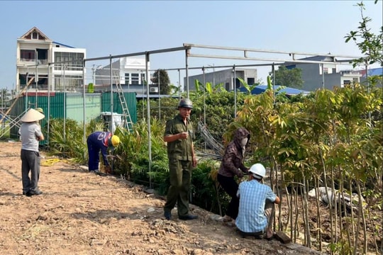 5 hộ  ở xã Thanh Cường (Thanh Hà) tự tháo dỡ công trình vi phạm