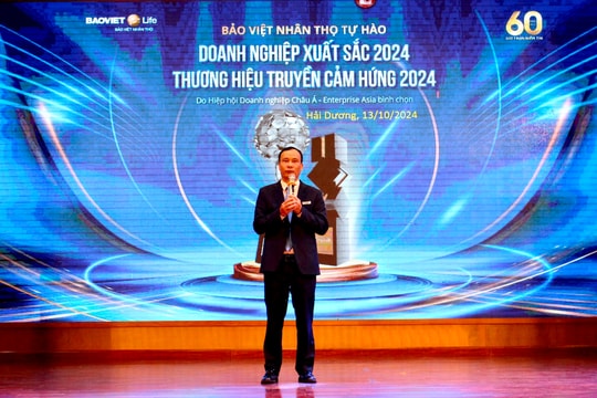 Bảo Việt Nhân thọ Hải Dương công bố 2 giải thưởng Doanh nghiệp châu Á năm 2024